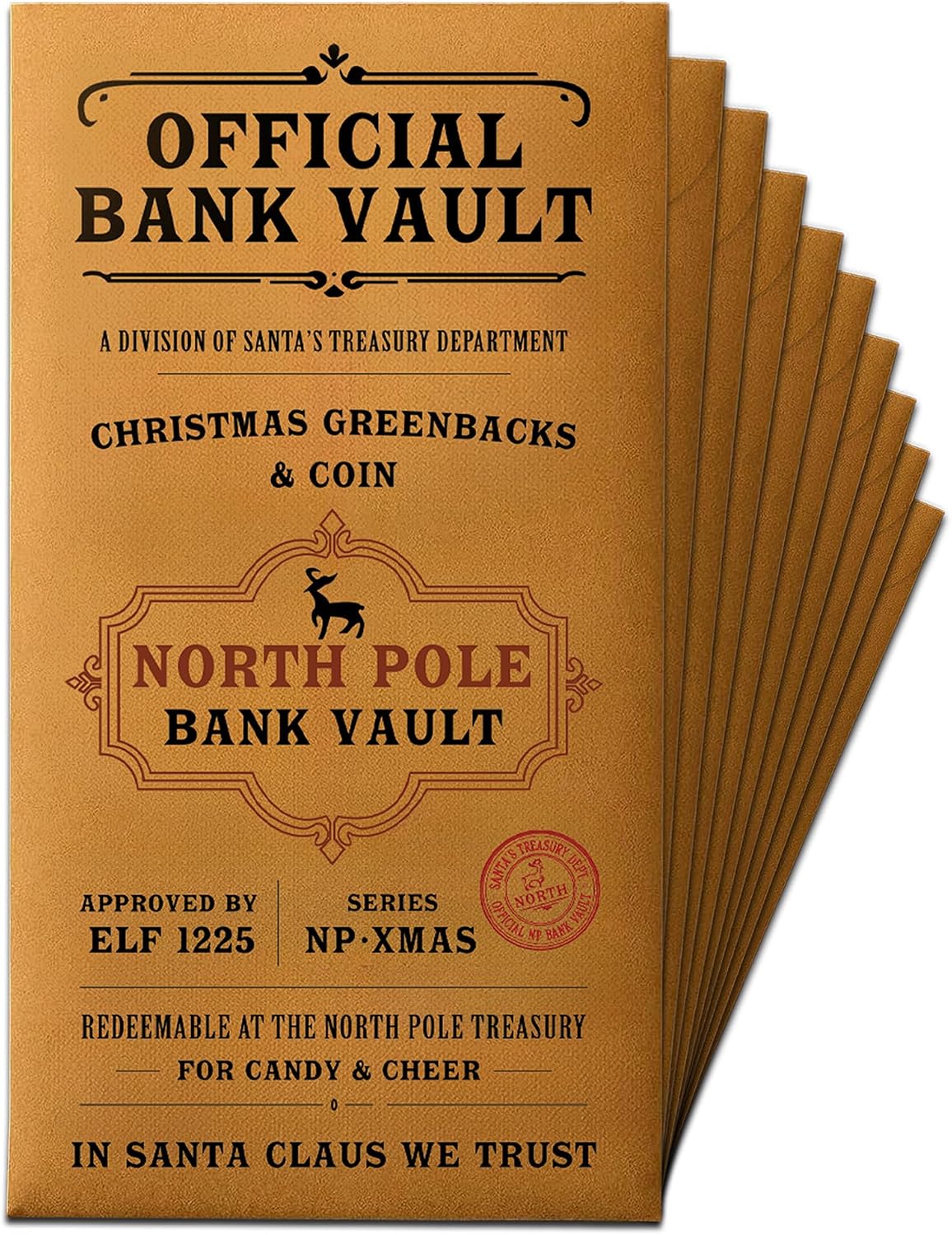 Pack 10 Gift card Holder Money cards for cash gift christmas - Christmas money cards gifts 2026 for kids Family Cowoker Friend - for cash gift - Gift Card