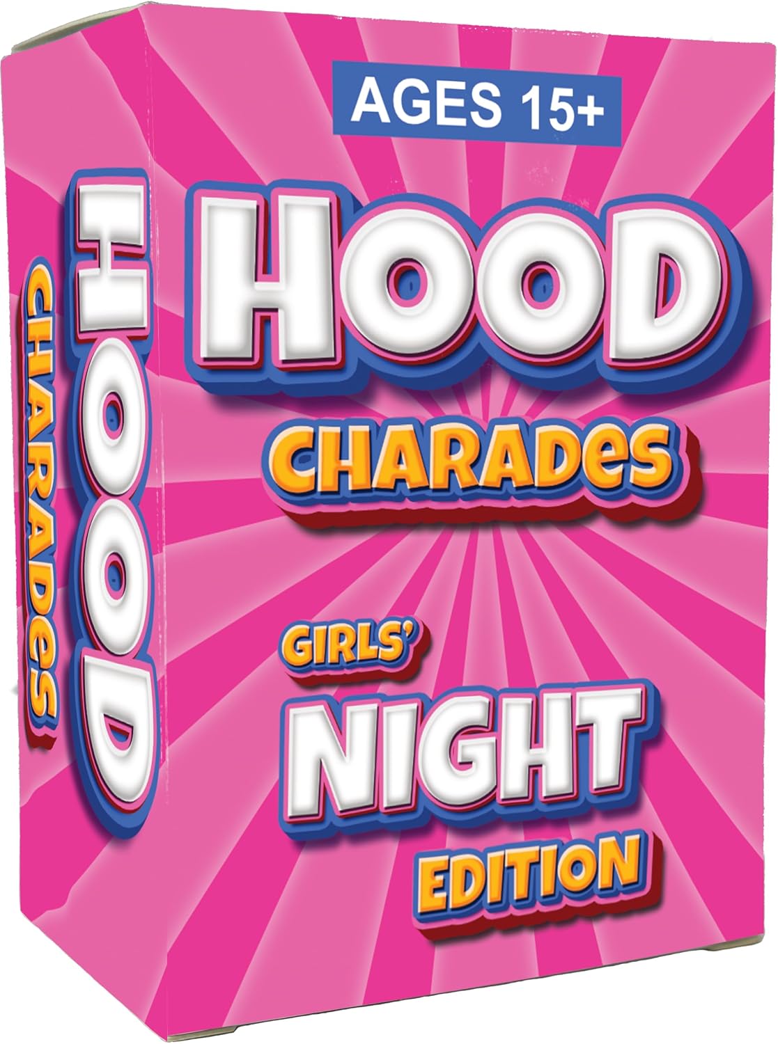 Hood Charades : Girls Night Edition High-Energy Card Game Built for Besties, and Nonstop Laughter; Culture Clues for Girls’ Night, Brunch Vibes, After-Dinner Laughs, Staycations, and Cozy Kickbacks