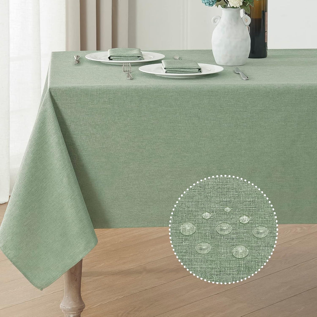 Spring Floral Tablecloth 52x70 Inch, Spring Birds Branch Floral Decorations for Home Table Cloth Rectangle Decor Tablecloths Polyester for Picnic Party Dinner
