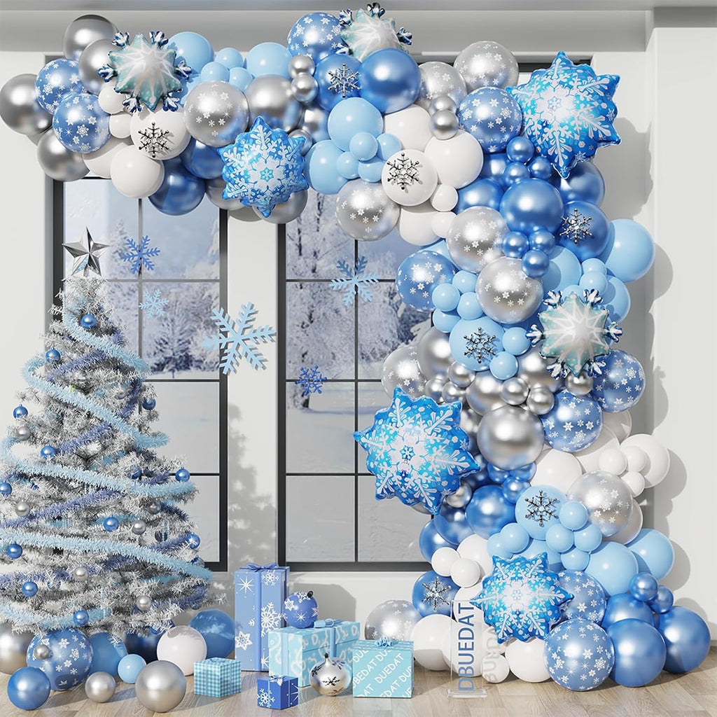 Moucuny 4 Pcs Snowflake Decorations Wooden Block Signs Winter Farmhouse