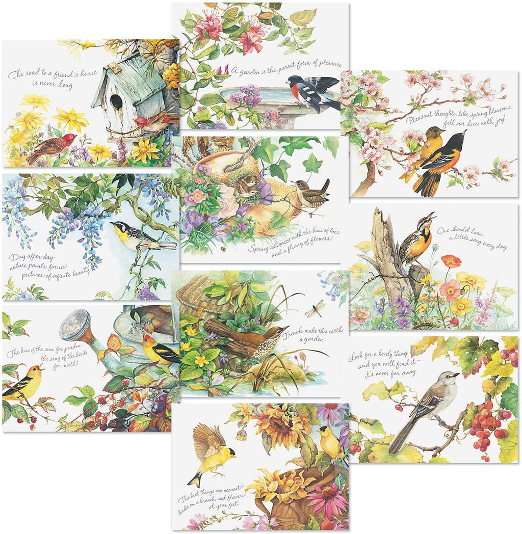 Current Nature's Serenade Thinking of You Cards Religious with Envelopes - Assortment of 20 Greeting Cards, 10 Designs, Large 5" x 7" Christian Thinking of You Cards