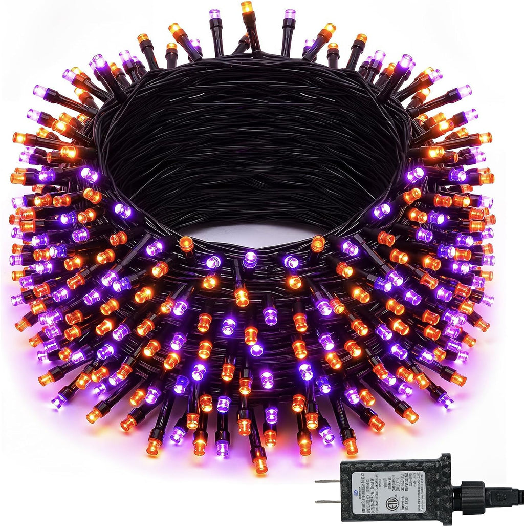 Minetom 200 LED Halloween String Lights 66FT Outdoor Halloween Lights