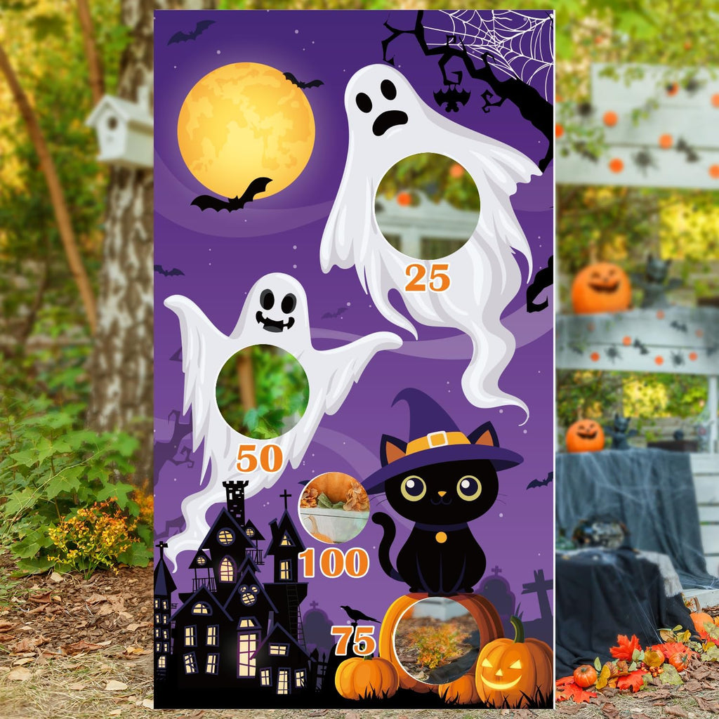 Halloween Games, Halloween Carnival Games Bean Bag Toss Indoor Outdoor
