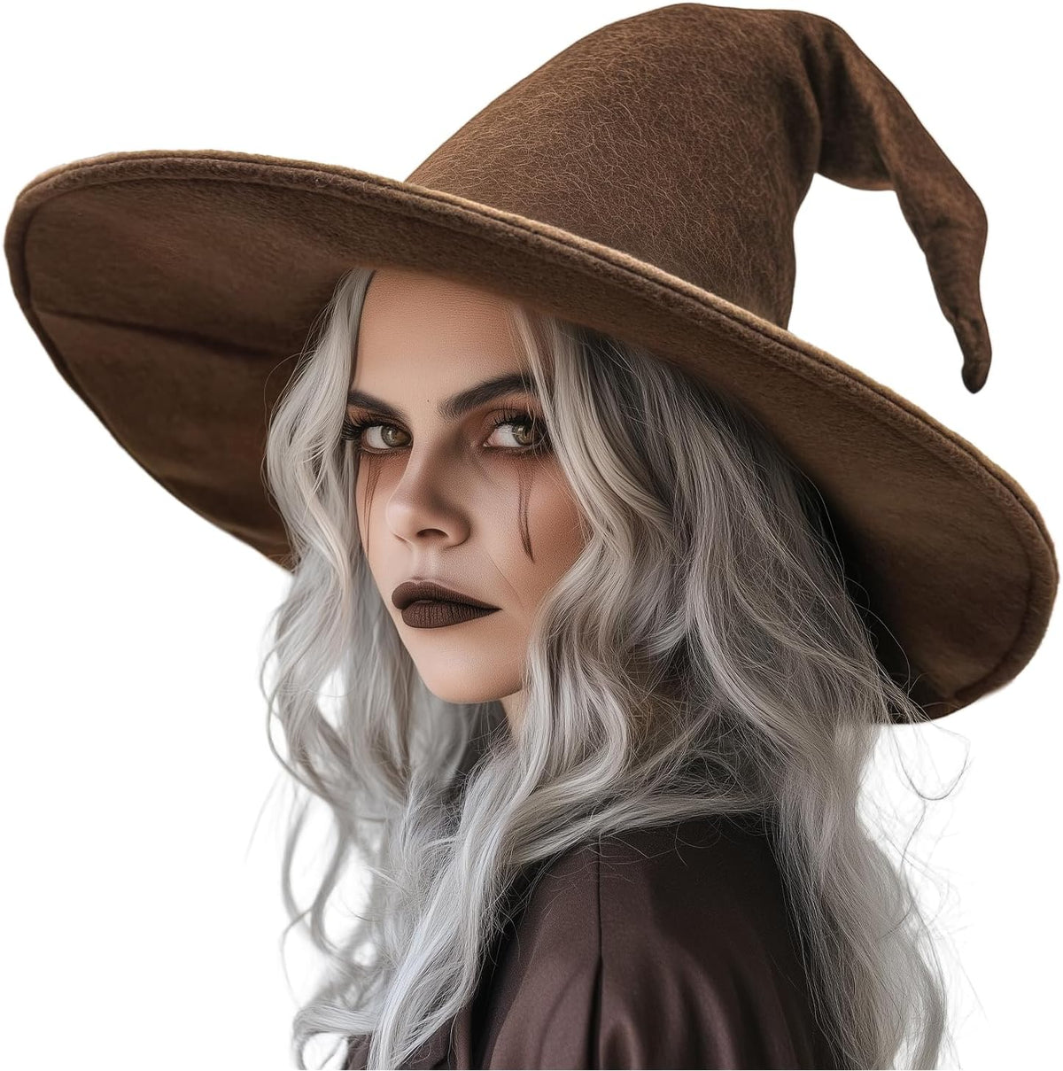 Witch Hat, 18IN Wizard Hat Cosplay Accessories for Halloween