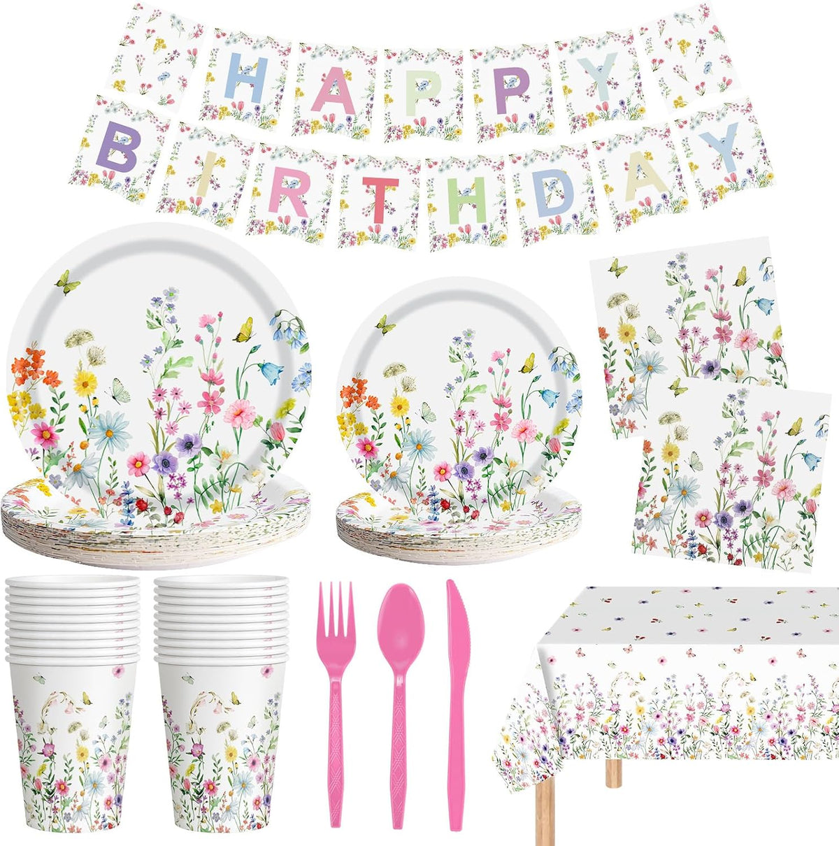 OHOME Easter Decorations - Rabbit Eggs Disposable Plastic Tablecloth Rectangular | Easter Party Decorations Supplies Favors Indoor Outdoor - Spring Holiday Backdrop Banner Table Cover for Home Kitchen