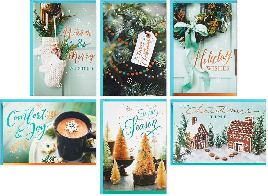 Hallmark Christmas Cards with Envelopes, Assorted 72-Pack (Comfort and Joy)