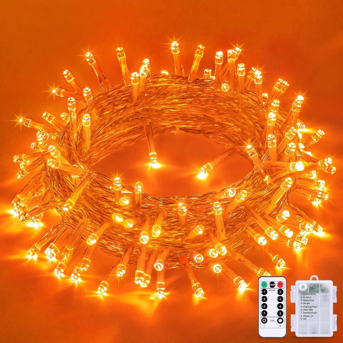 Brizled Smart Red & White Christmas Lights, 66 ft 200 LED Color Changing