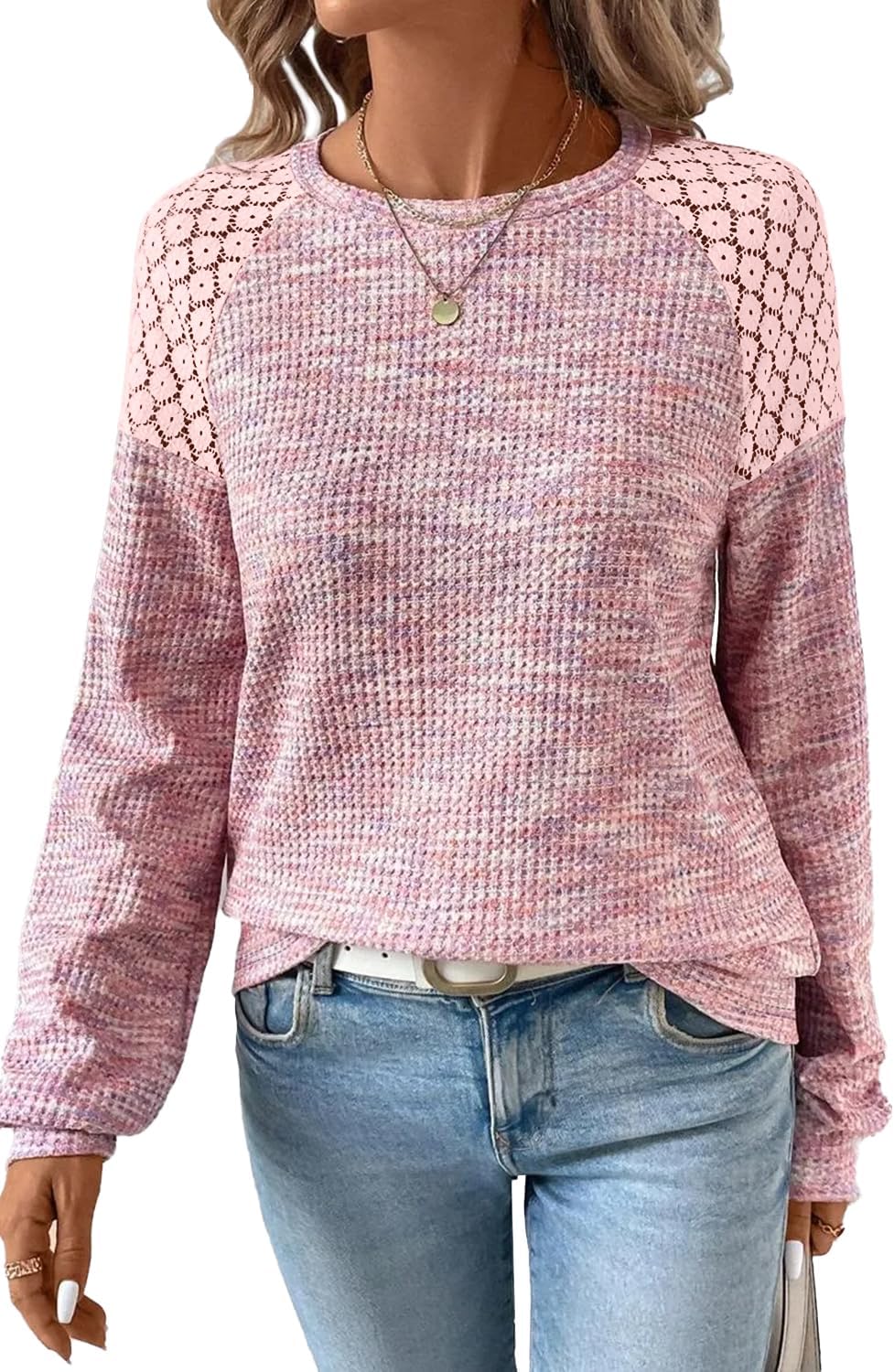 Zeagoo Womens Tops 3/4 Sleeve Loose Fit Dressy Tunics Plus Size Boho Shirts