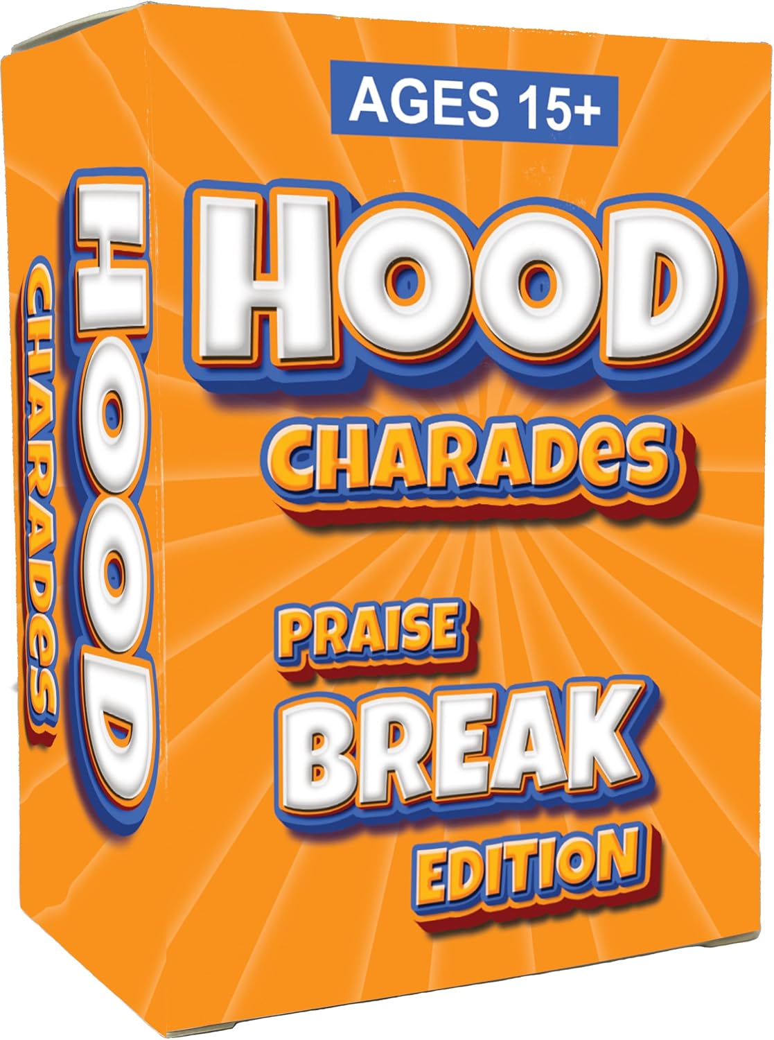 Hood Charades : Praise Break Edition Gospel Church Party Card Game, Act It Out & Talk It Out Challenges that spark laugh out loud rounds at game night, fellowships, reunions, cookouts, and kickbacks