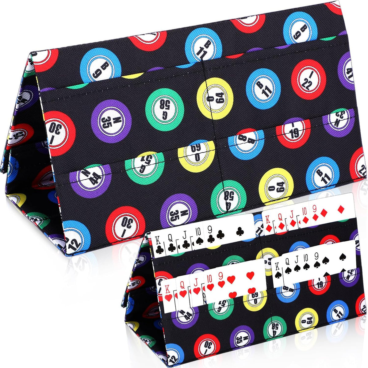 Eersida 2 Pack 2 Pack Bingo Card Holder Pull Tab Holder Card, Classic Style