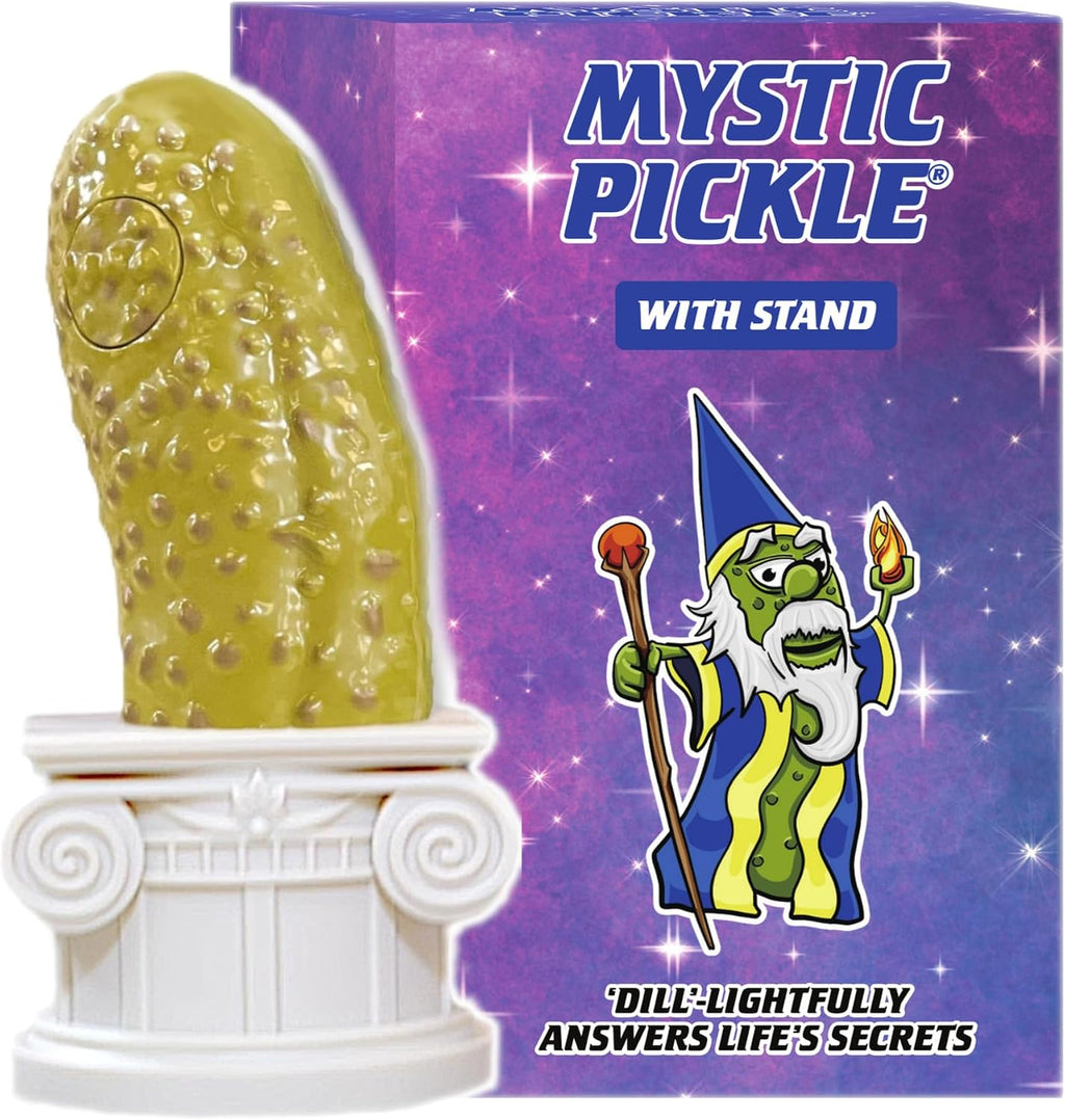DR DINGUS Mystic Pickle with Stand | 100 Responses | Magic Fortune Teller