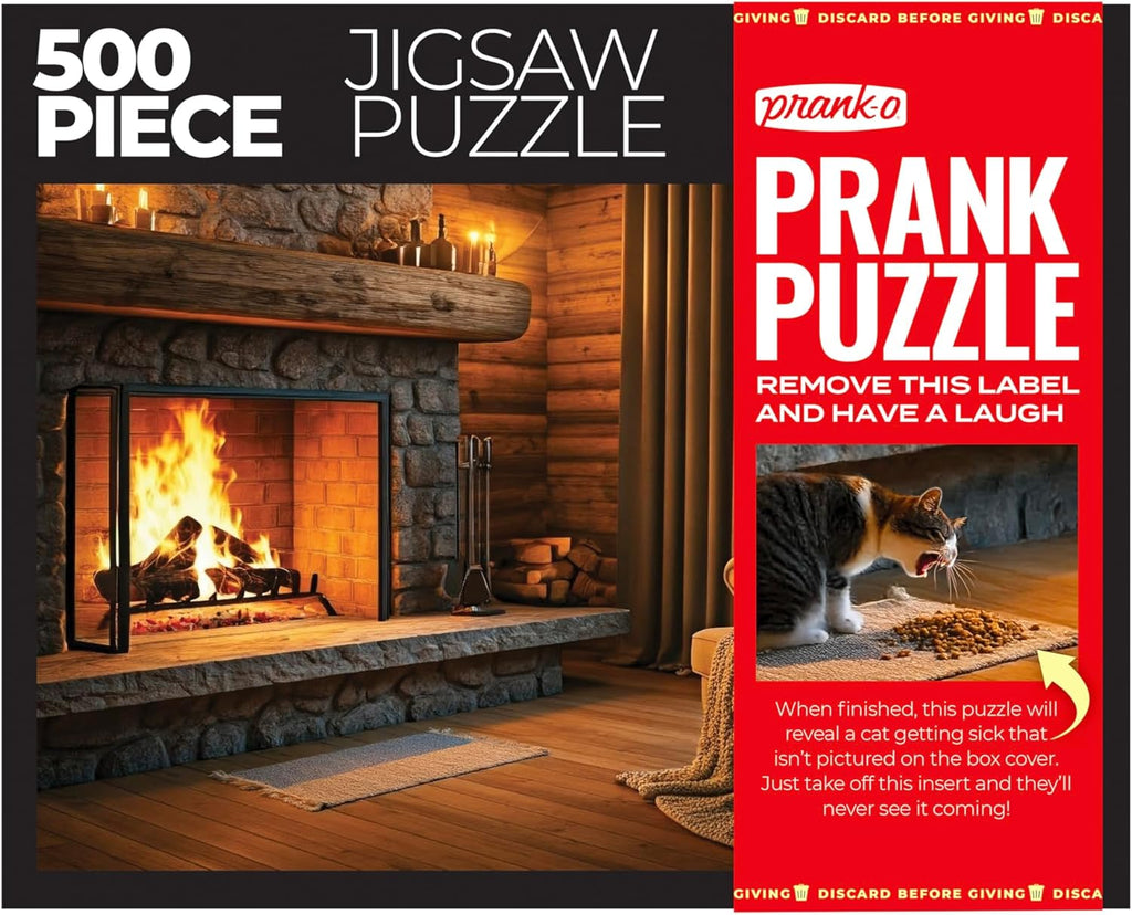 Prank-O 500-Piece Puzzles, Hidden Image (Warm Solitude)