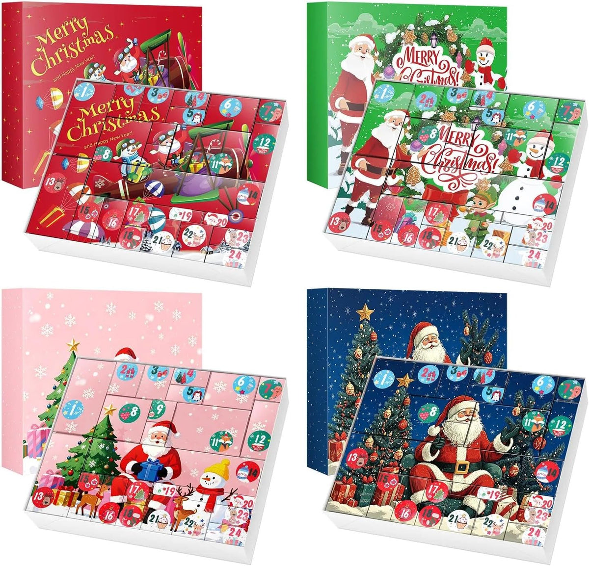 Christmas Gift Box 96 Pack with Lids for Women Men Boy Girl