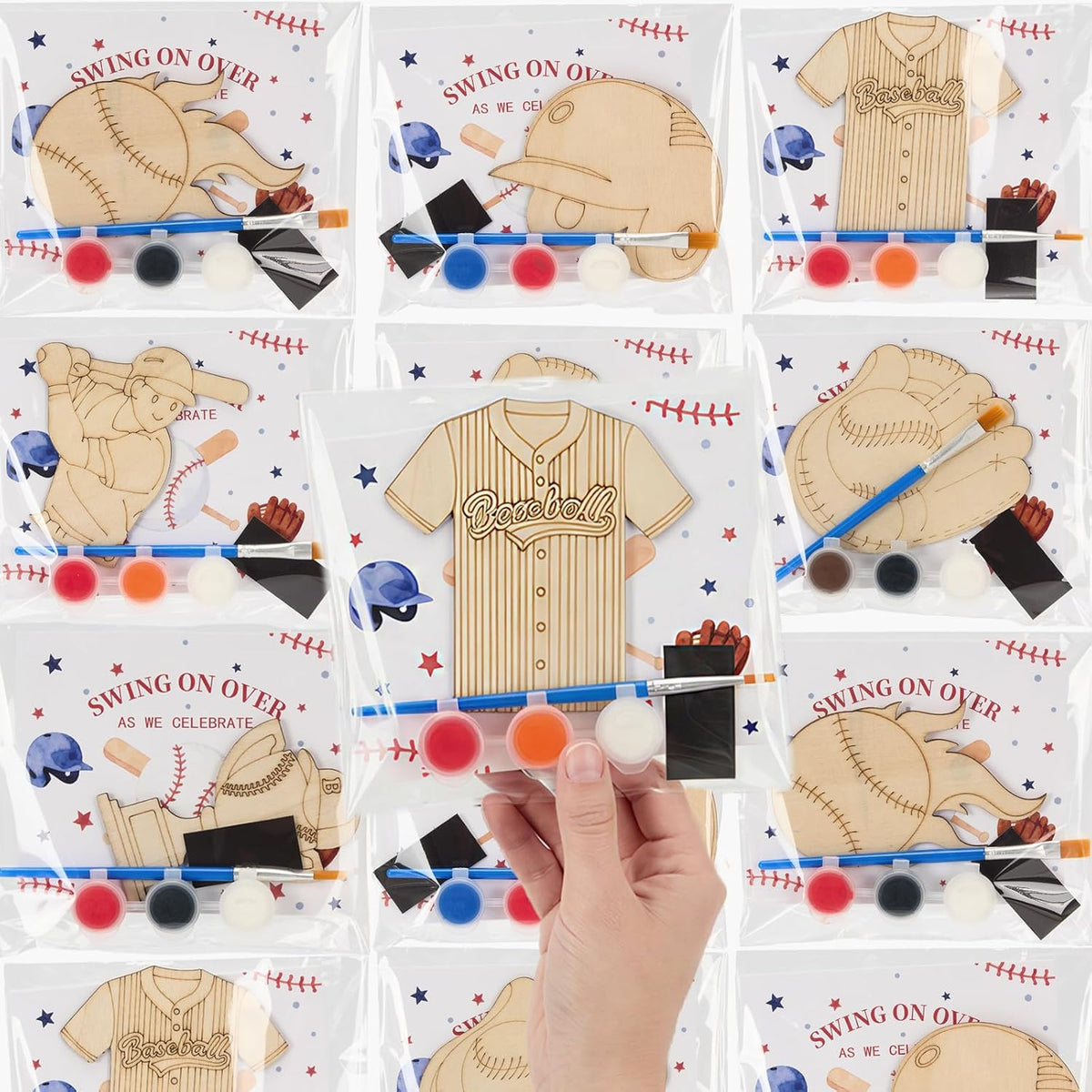 Bafeil 24 Set Baseball Party Favors - Baseball Goodie Bags Favors