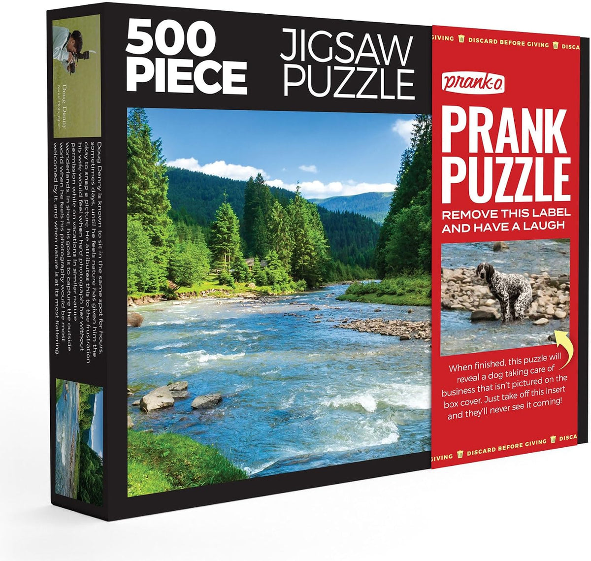 Prank-O 500-Piece Puzzles, Hidden Image (Flowing Freedom)