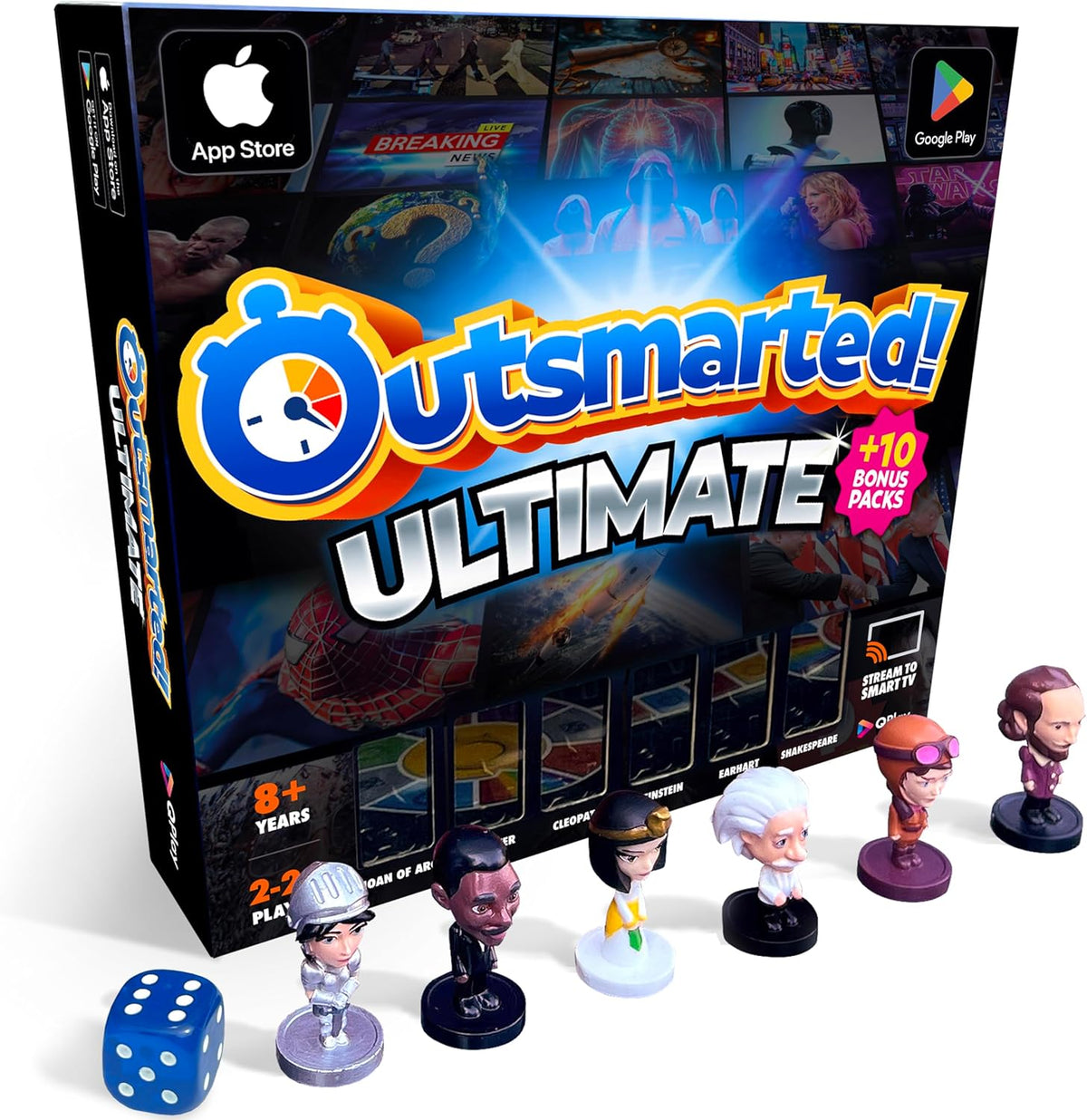 Outsmarted Live Quiz Show Interactive Board Game - Ultimate, Ages 8+