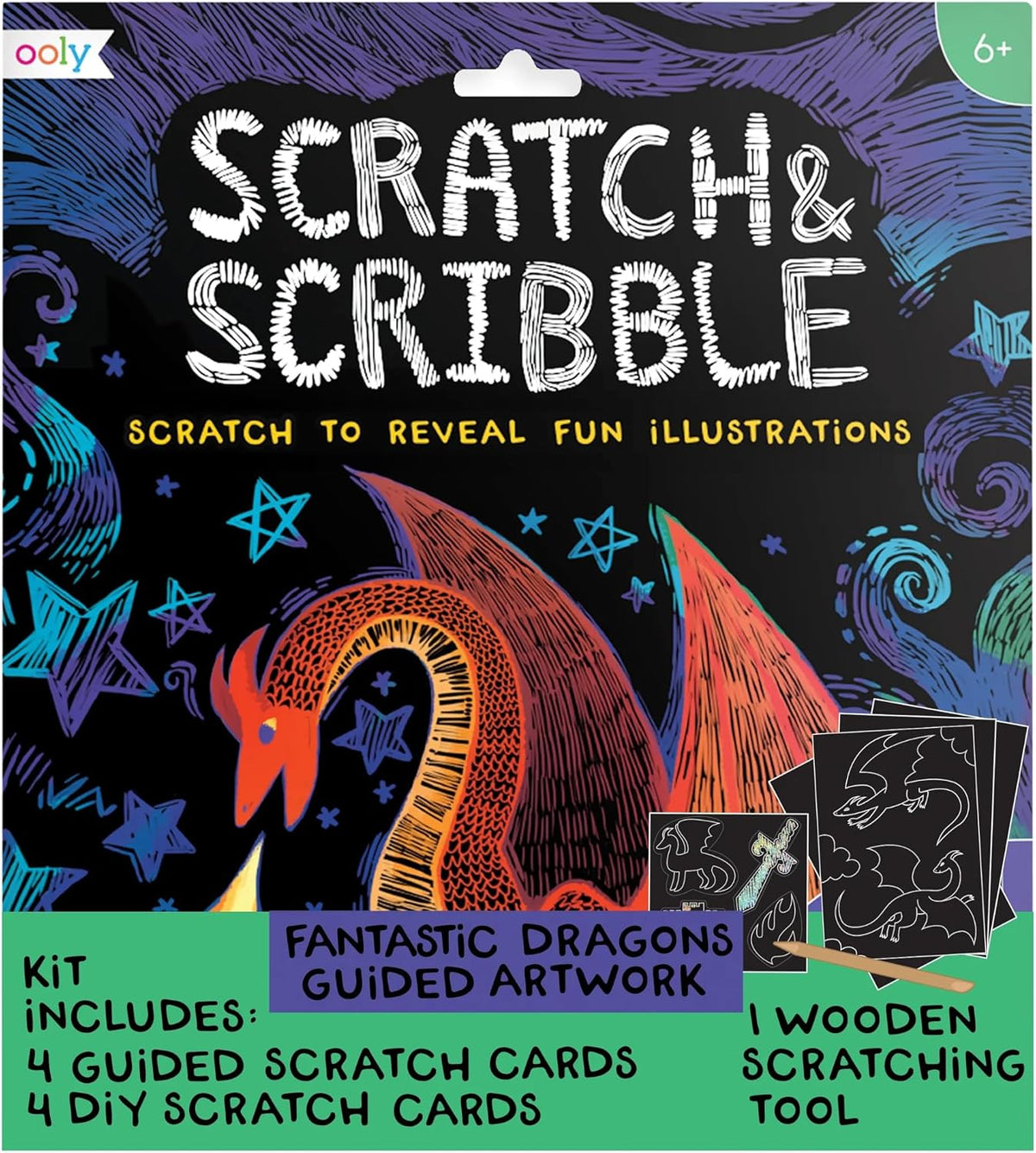 ZMLM Scratch Paper Art-Crafts Gift: 2 Pack Rainbow Notebooks Supplies Toys