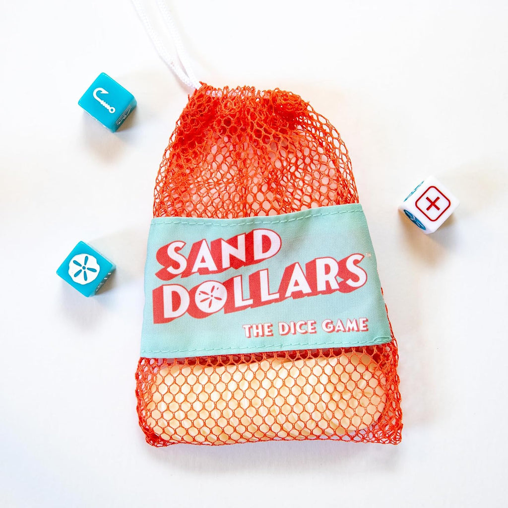 Sand Dollars Dice Game | Beach Game and Pool Game for the Whole Family | Screen-Free for Kids, Adults and Grandparents | Perfect for Vacation, Lake Cabins and Beach Houses
