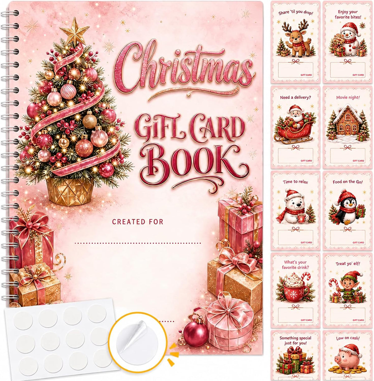 Christmas Gift Card Book, Merry Christmas Gift Card Book for Adults Teens