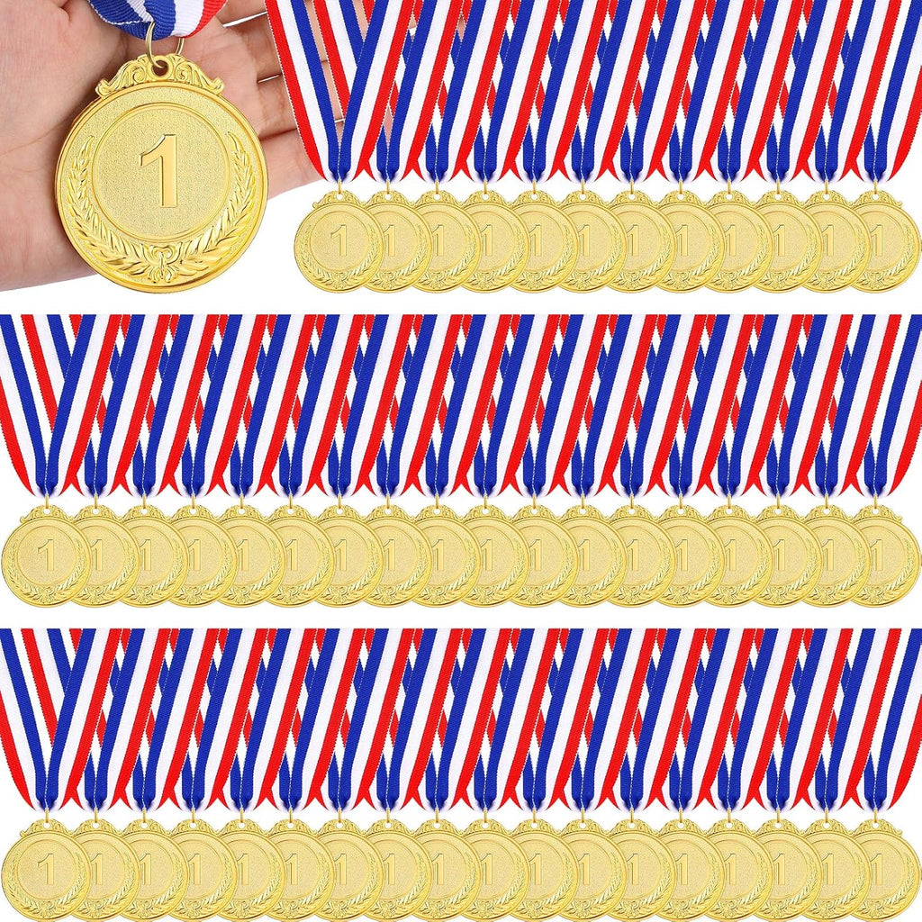 AmazingSpark 60 Pcs Student of The Week Award Medals, 2 Inch Rubber Medals Bulk Winner Encourage Team Participation for Kids Adults Trophy Award Prize Gift Competitions Graduation Party