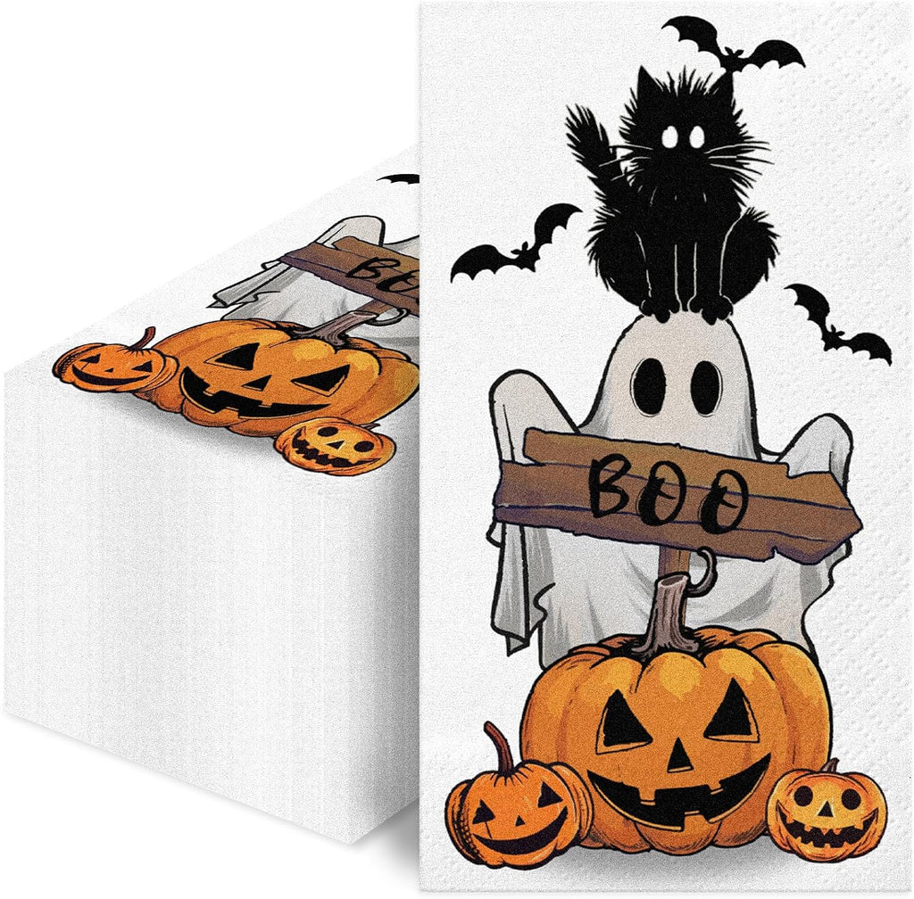 100Pcs Halloween Guest Napkins