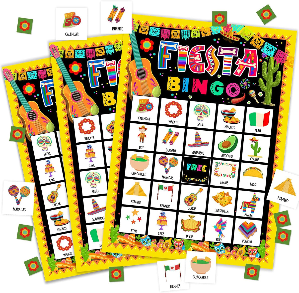Detective Bingo Game Cards for Adults, Spy Bingo Cards Game for Family Holidays Friends Gatherings, Ideal for Mystery Themed Party Games, 24 Players Birthday Party Supplies Favors, 014
