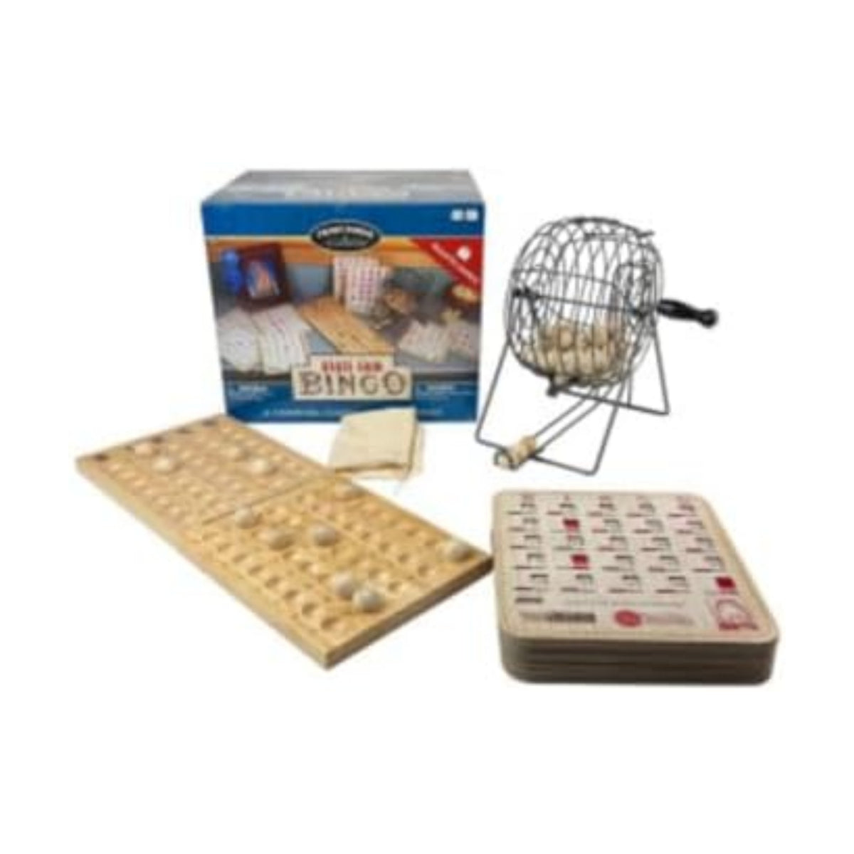 Front Porch Classics State Fair Bingo Deluxe Edition - Craftsmanship for an Authentic Retro-Style Experience - Intergenerational Fun for Friends and Family, 10x11x14 in