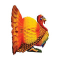 Beistle Tissue Paper Turkey Centerpiece Thanksgiving Party Autumn Fall Harvest Home Decor, Pkg/1