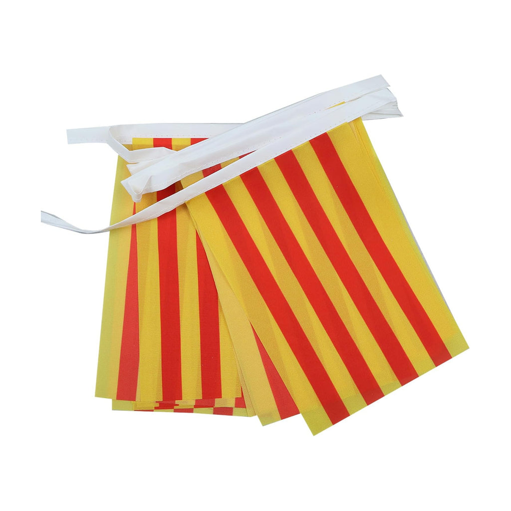 AZ FLAG Catalonia Bunting 20 ft 20 flags Light Polyester