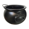 GiftExpress 8" Black Cauldron Bucket – Halloween Candy Bowl, Trick or Treat, St. Patrick's Pot of Gold Decor, Witch Kettle for Party Supplies