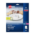 Avery Tent Cards, 2" x 3.5", Gold Borders, 80 Place Cards (3328)