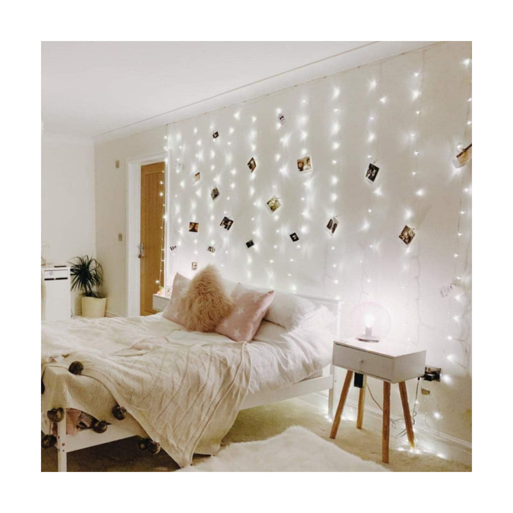 Lepro Lighting Ever 306 LED Curtain Lights Cool White, Hanging Fairy Lights