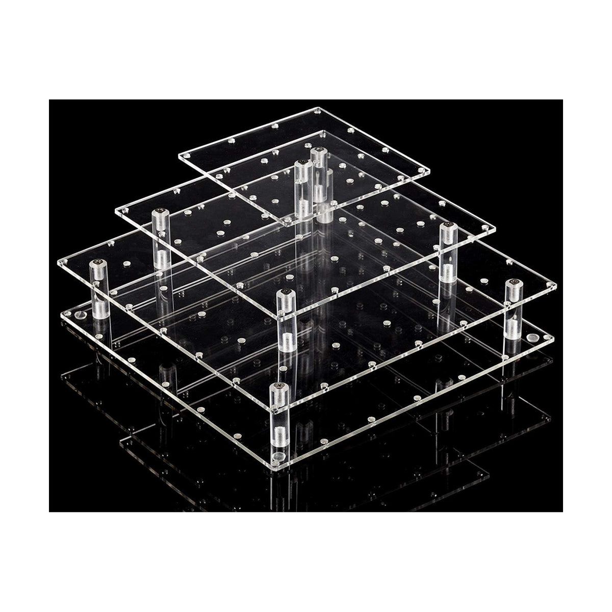 YestBuy Cake Pop Display Stand For Drying, 56 Hole Cake Pop Holder , 3 Tiered Lollipop Holder For Party Candy Bar Dessert Table