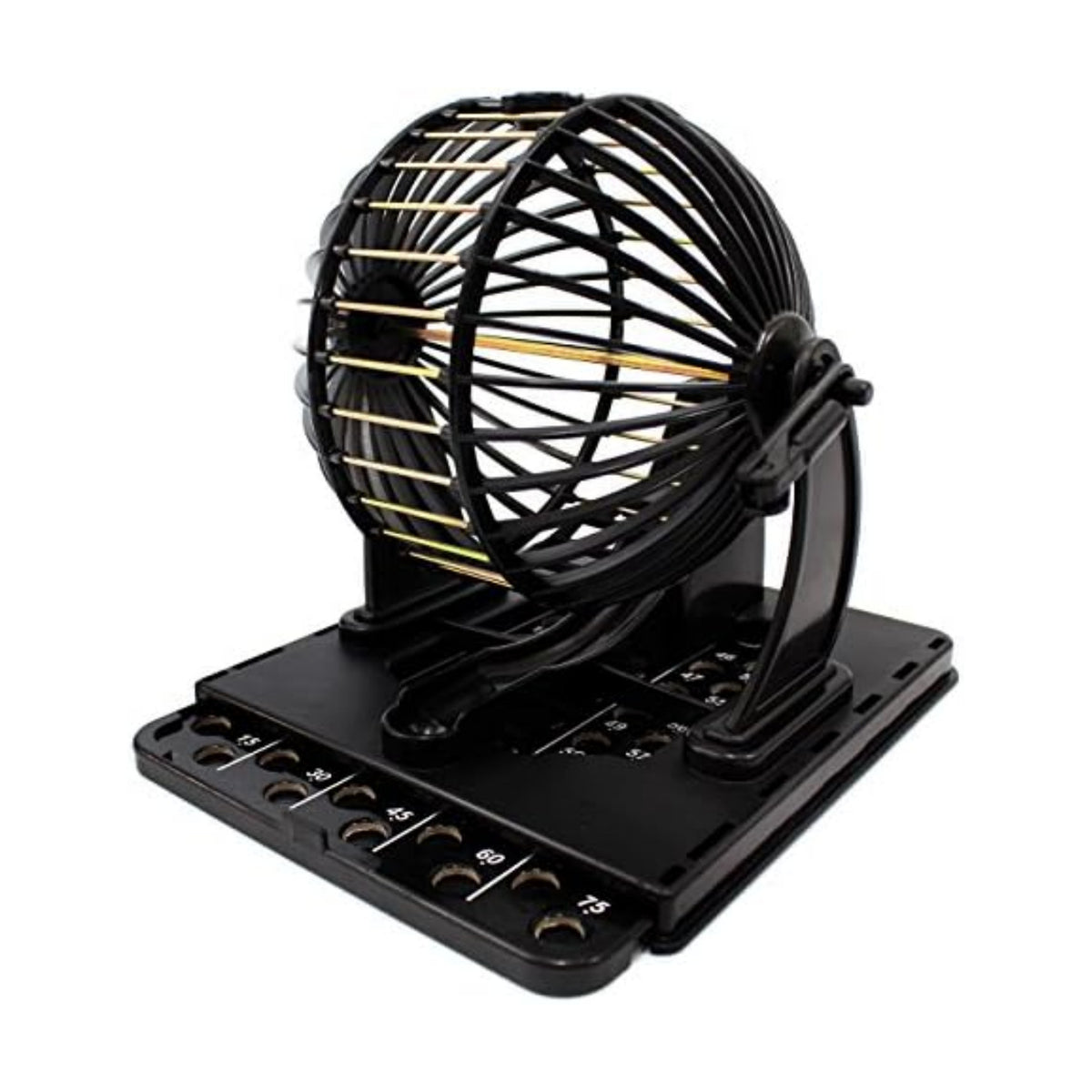 PowerTRC Bingo Machine Cage Game Set | with Bingo Balls | Classic Cage | Bingo Tray (Classic Version)