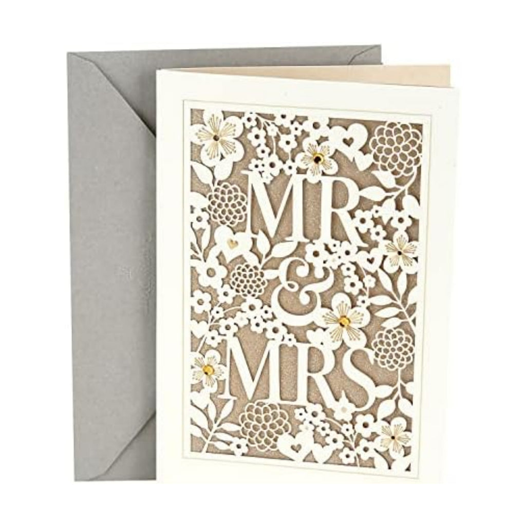 Hallmark Wedding Card (Mr. & Mrs.)