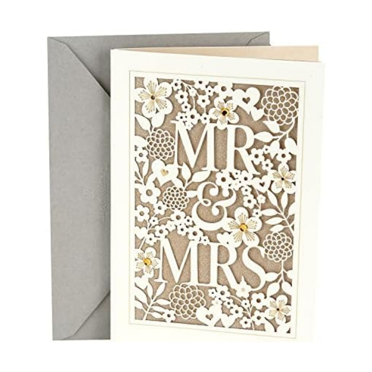 Hallmark Wedding Card (Mr. & Mrs.)