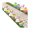Big Dot of Happiness Hippity Hoppity - Easter Bunny & Egg Yard Decorations - Outdoor Easter Lawn Decorations - 10 Piece