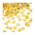 Willbond 2 Bags 1400 Pcs Gold 50th Confetti, 50th Birthday Table Confettis