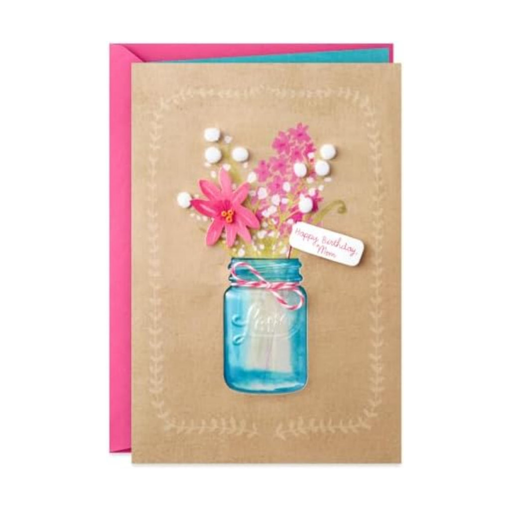 Hallmark Signature Birthday Card for Mom (Flowers)