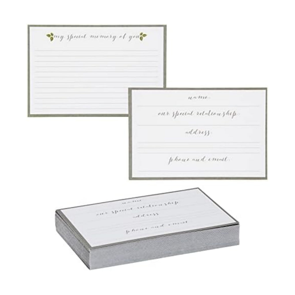 60 Pack Blank Sympathy Cards, Share a Memory Card for Celebration of Life, Memorial, Funeral (4 x 6 In)