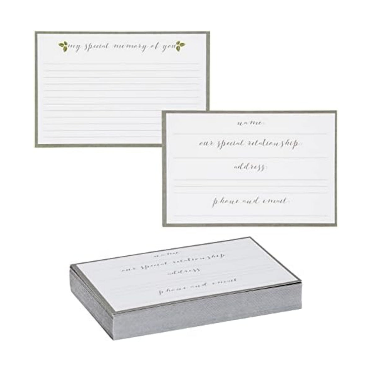 60 Pack Blank Sympathy Cards, Share a Memory Card for Celebration of Life, Memorial, Funeral (4 x 6 In)