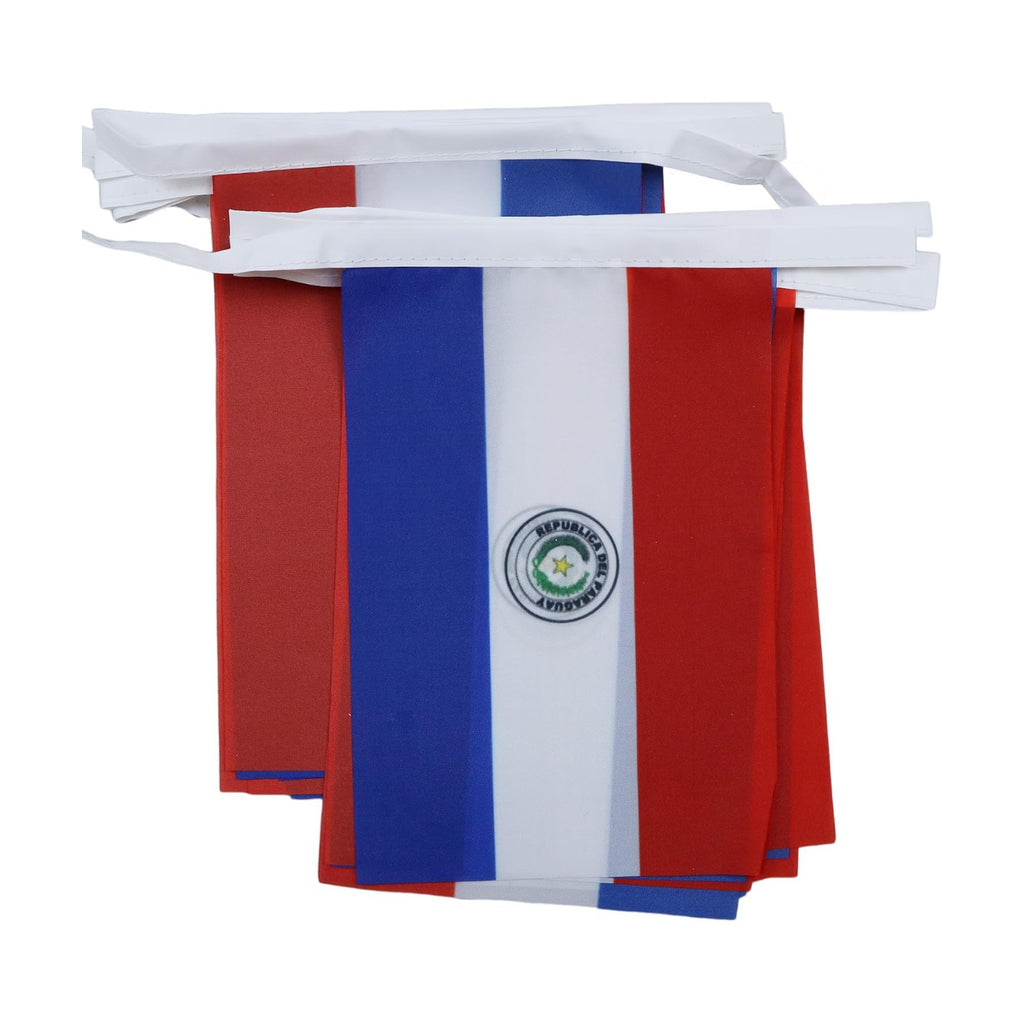 AZ FLAG Paraguay Bunting 20 ft 20 flags Light Polyester
