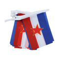 AZ FLAG Yugoslavia Bunting 20 ft 20 flags Light Polyester