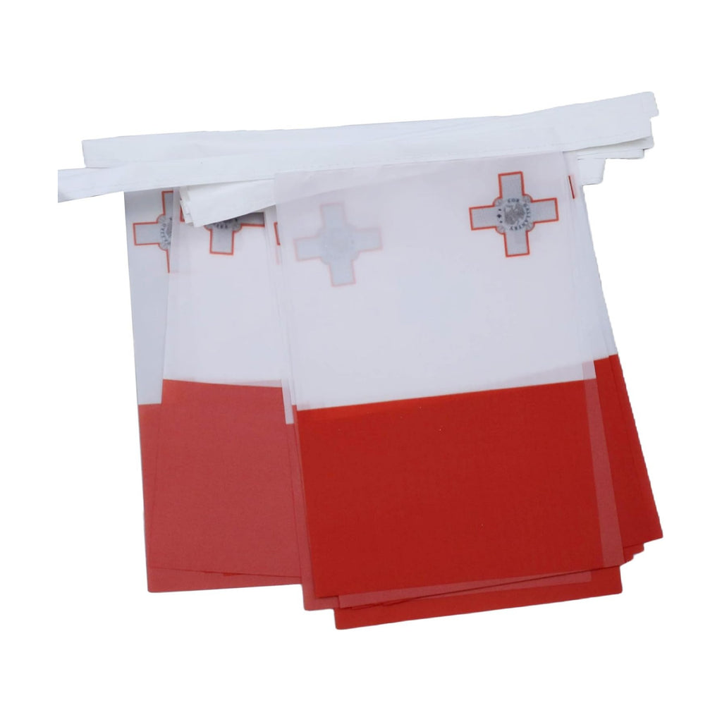 AZ FLAG Malta Bunting 20 ft 20 flags Light Polyester