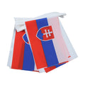 AZ FLAG Slovakia Bunting 20 ft 20 flags Light Polyester