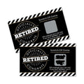 Happy Retirement - Party Game Scratch Off Cards - 22 Ct