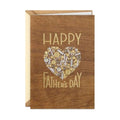 Hallmark Signature Wood Fathers Day Card for Dad (Nuts and Bolts Heart)