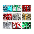 Iconikal 9-Pack Christmas Holiday Foil Embossed Gift Card Holder Boxes