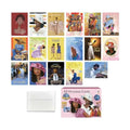 African American Birthday Cards Assortment Box – Set of 18 All Occasion Black Greeting Cards with Envelopes – Beautiful Black Women Designs – Premium Cardstock use for Mother's Day