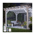 Brightown Curtain String Lights, Hanging Fairy Lights with Remote, 8 Modes, Waterproof Window Lights for Bedroom Backdrop Wedding Outdoor Christmas Party, White, 300LEDs